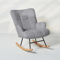 Modern glam rocking deals chair